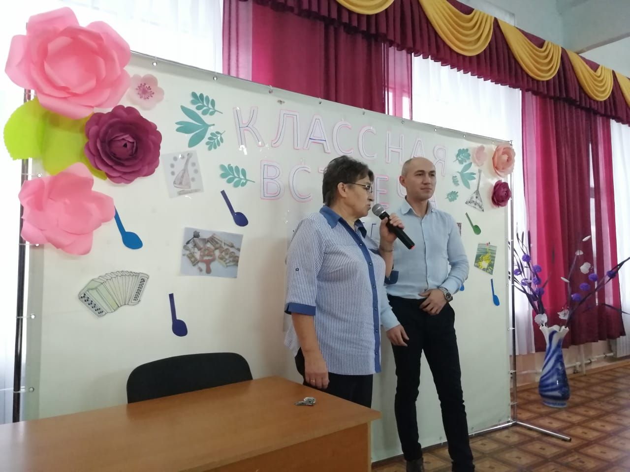 Выпускник Базарно-Матакской школы Алькеевского района Максуд Юлдашев приезжал в свою школу навстречу с учениками
