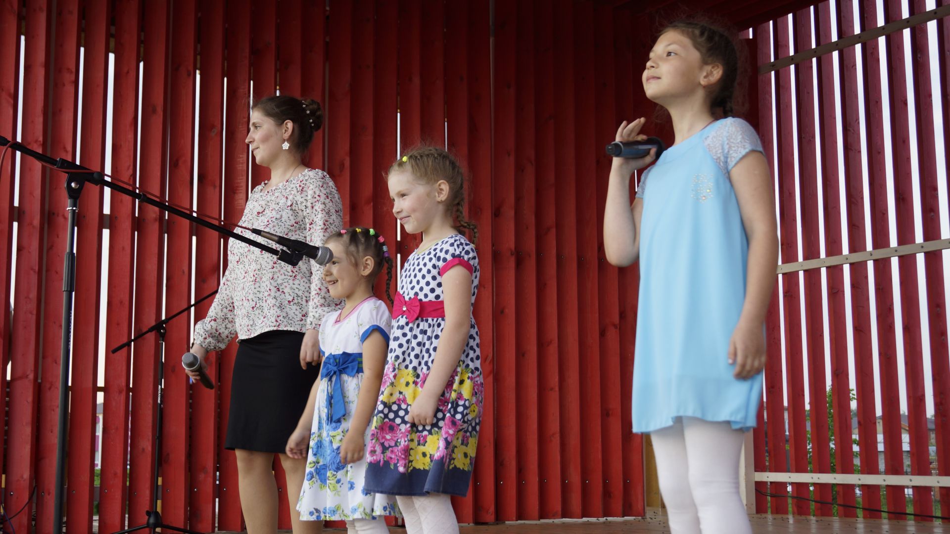 В Алькеевском районе в Центральном парке состоялся конкурс талантливых семей