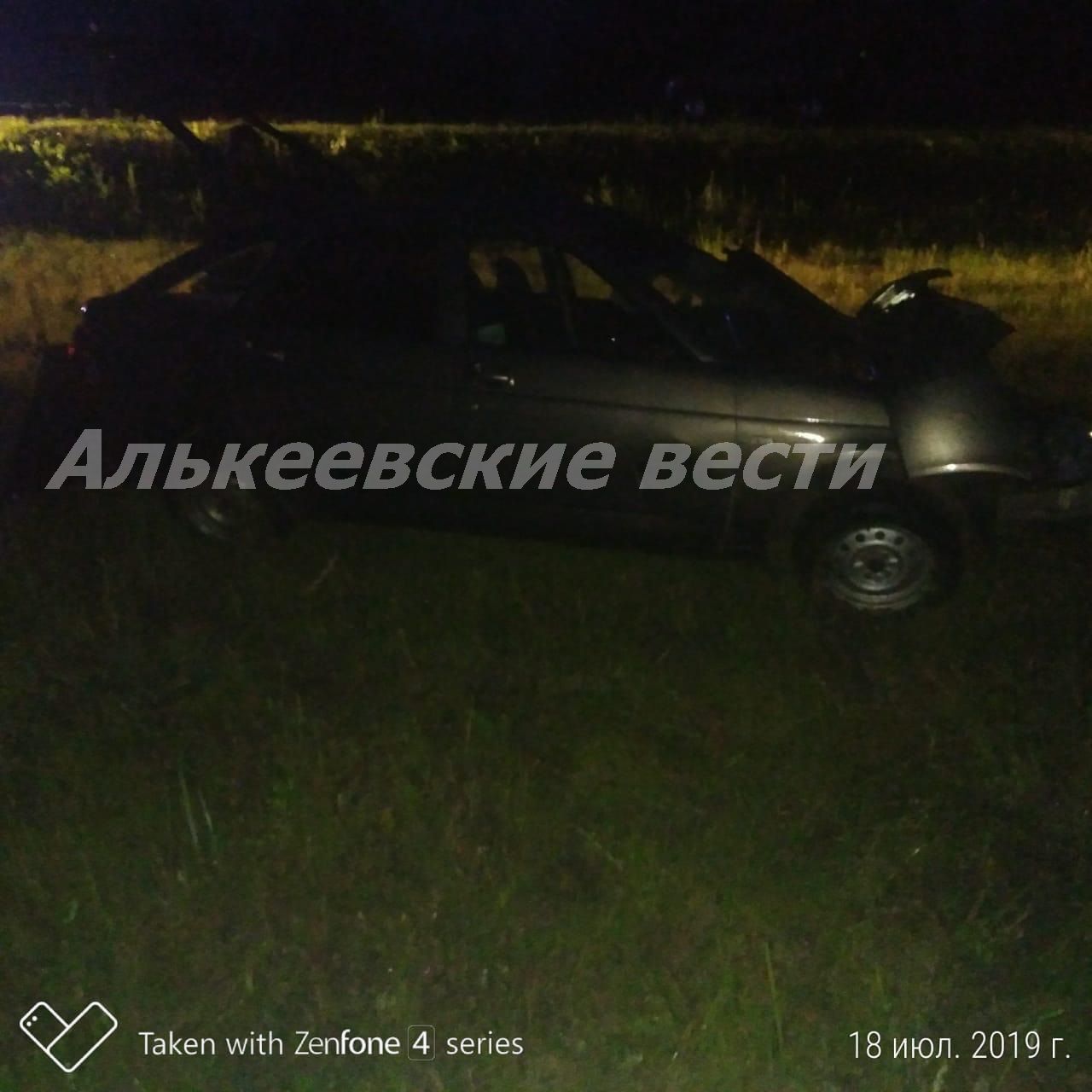 В Алькеевском районе сегодня ночью в аварии погибла 19-летняя девушка