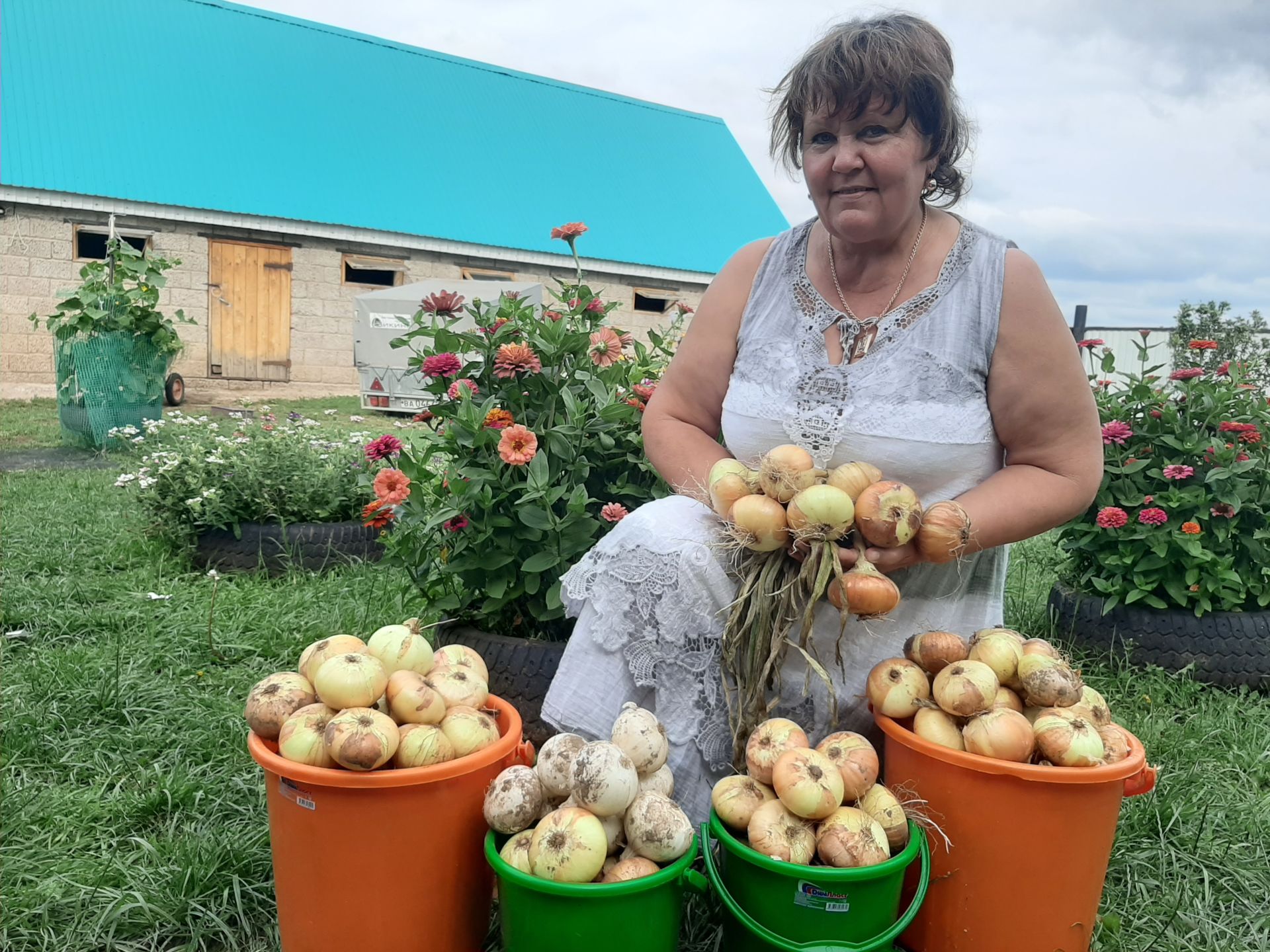 Сельские жители Татарстана, получившие бесплатные семена, радуются хорошему урожаю