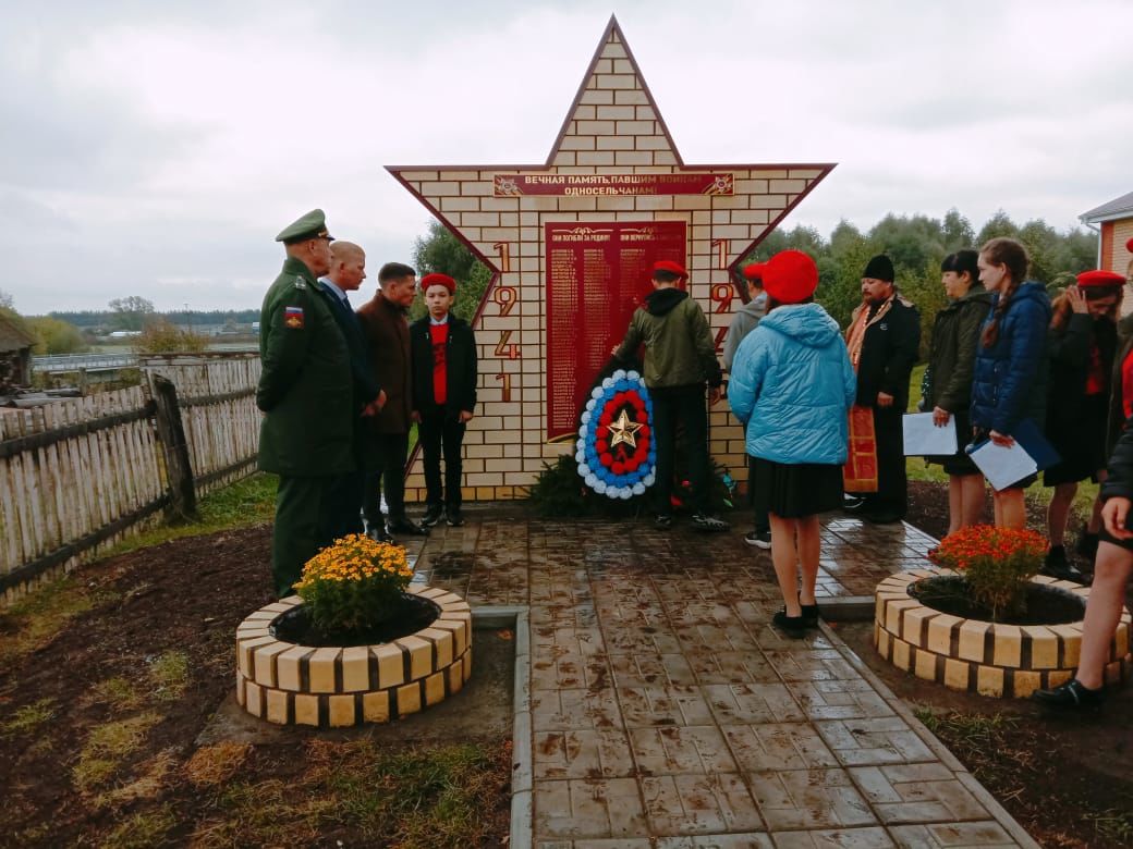 В Алькеевском районе открыли еще один памятник участникам Великой Отечественной войны