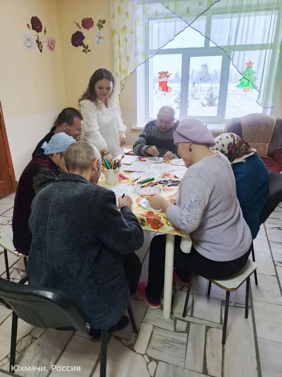 В Юхмачинском ДИПИ проходят психологические занятия