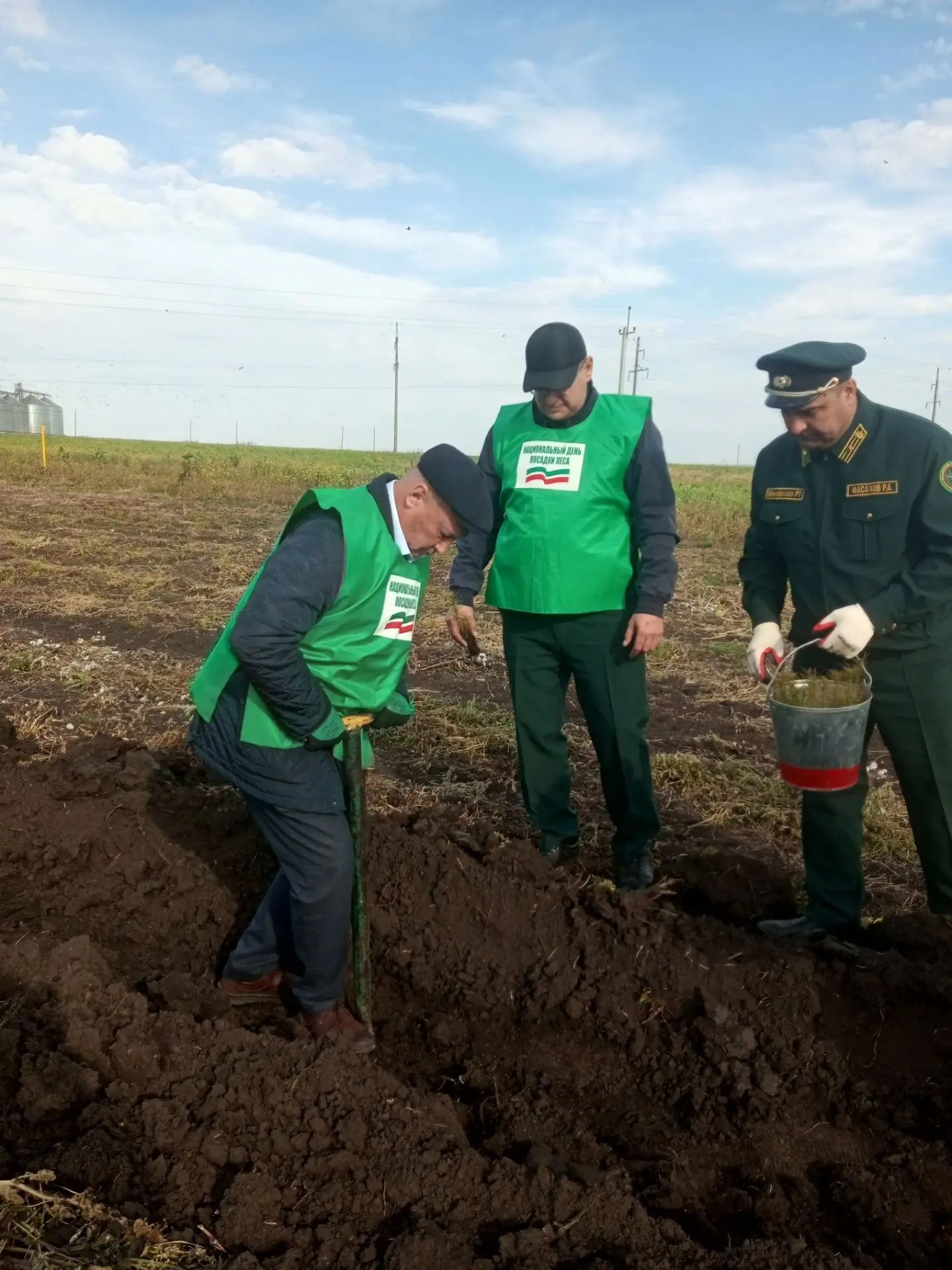 В районе пошла  масштабная акция по посадке леса