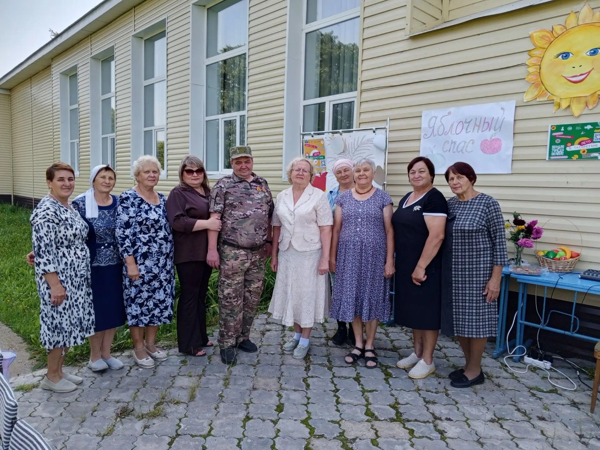 В селе Салманы провели праздник Яблочный Спас