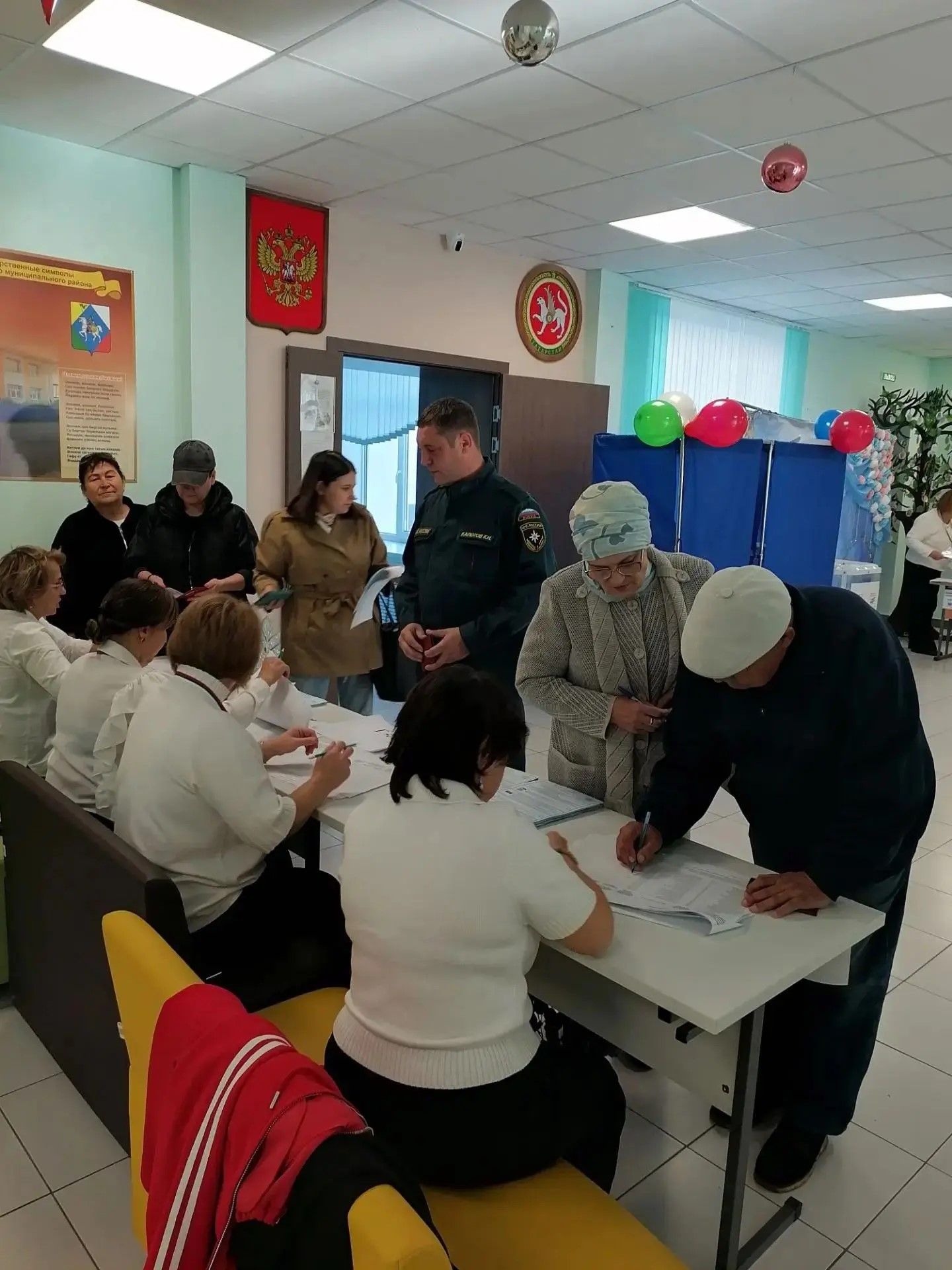 Алькеевцы активно принимают участие на выборах