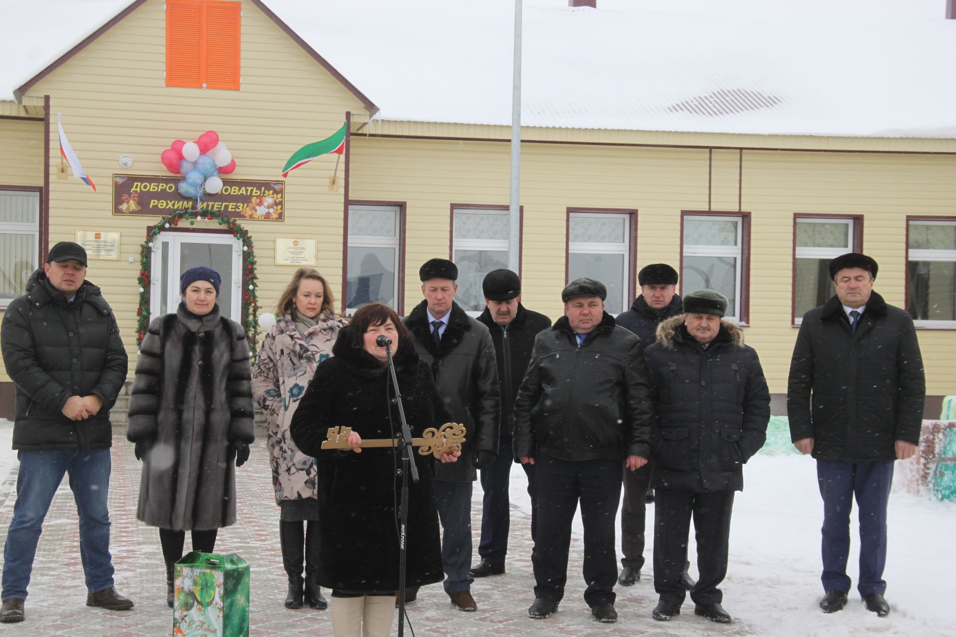 Новое здание Татарско-Бурнаевской школы