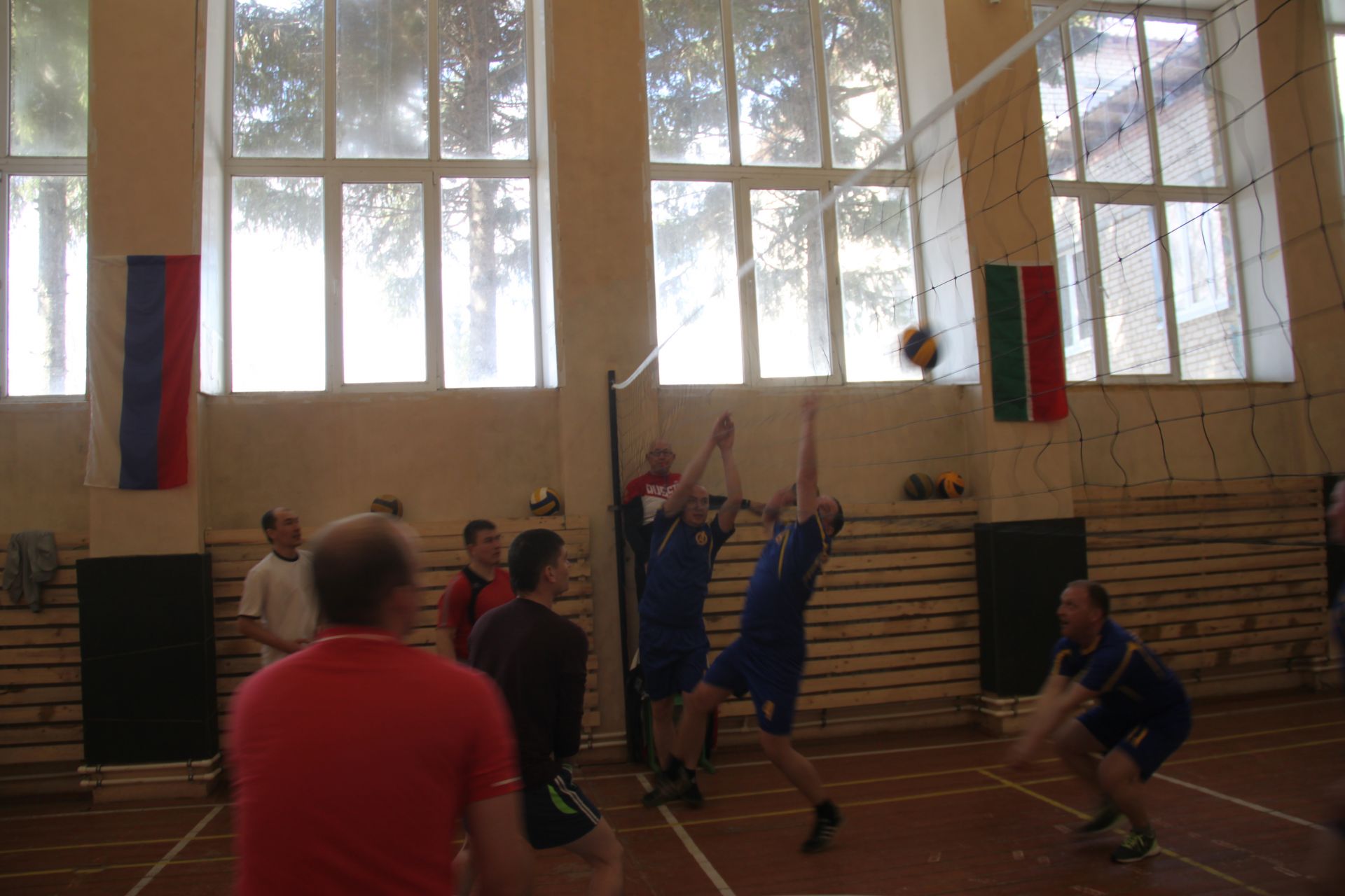 Соревнования по волейболу в селе Алпарово