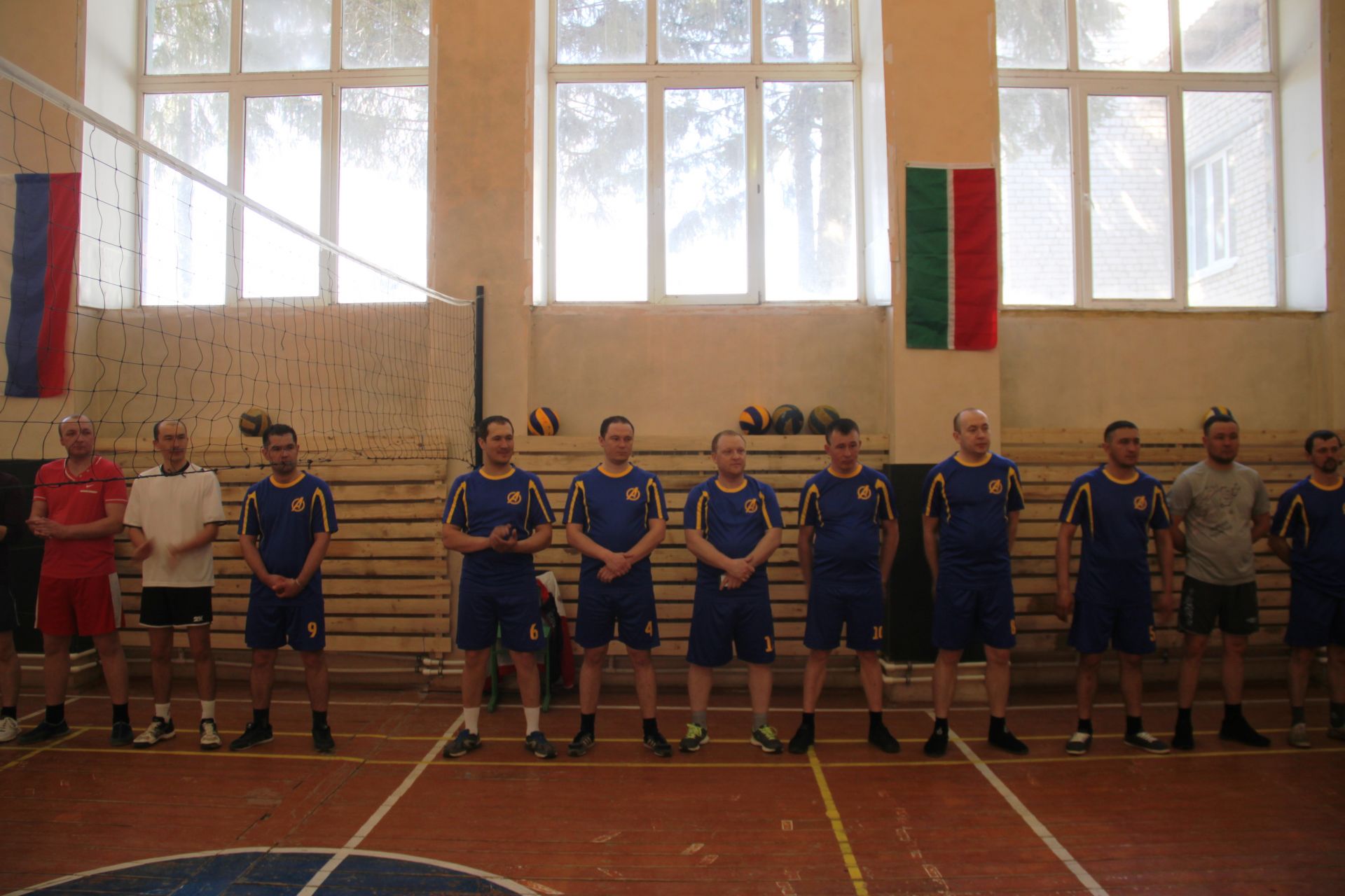 Соревнования по волейболу в селе Алпарово