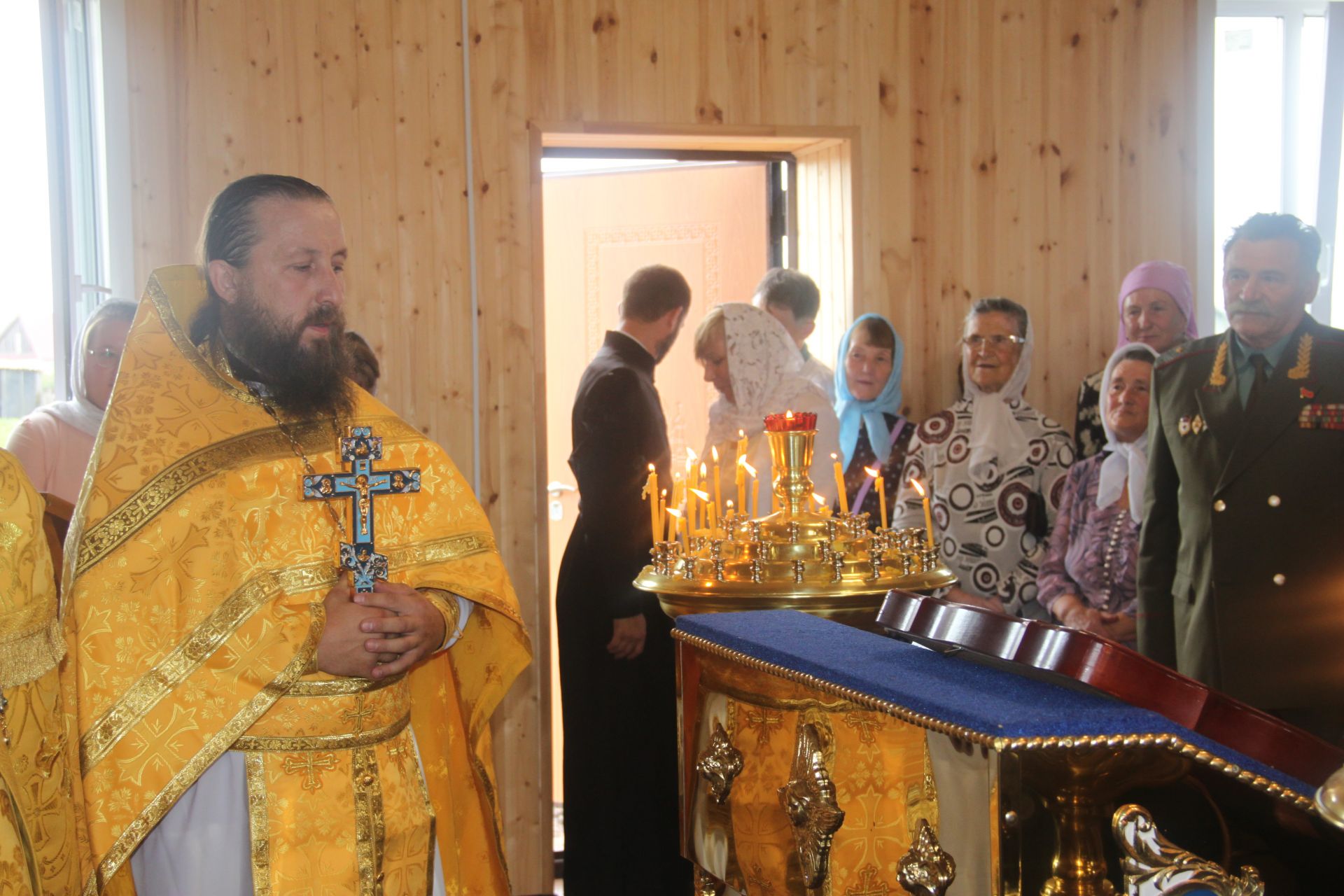 Праздник день села и открытие нового храма в селе Старая Тахтала