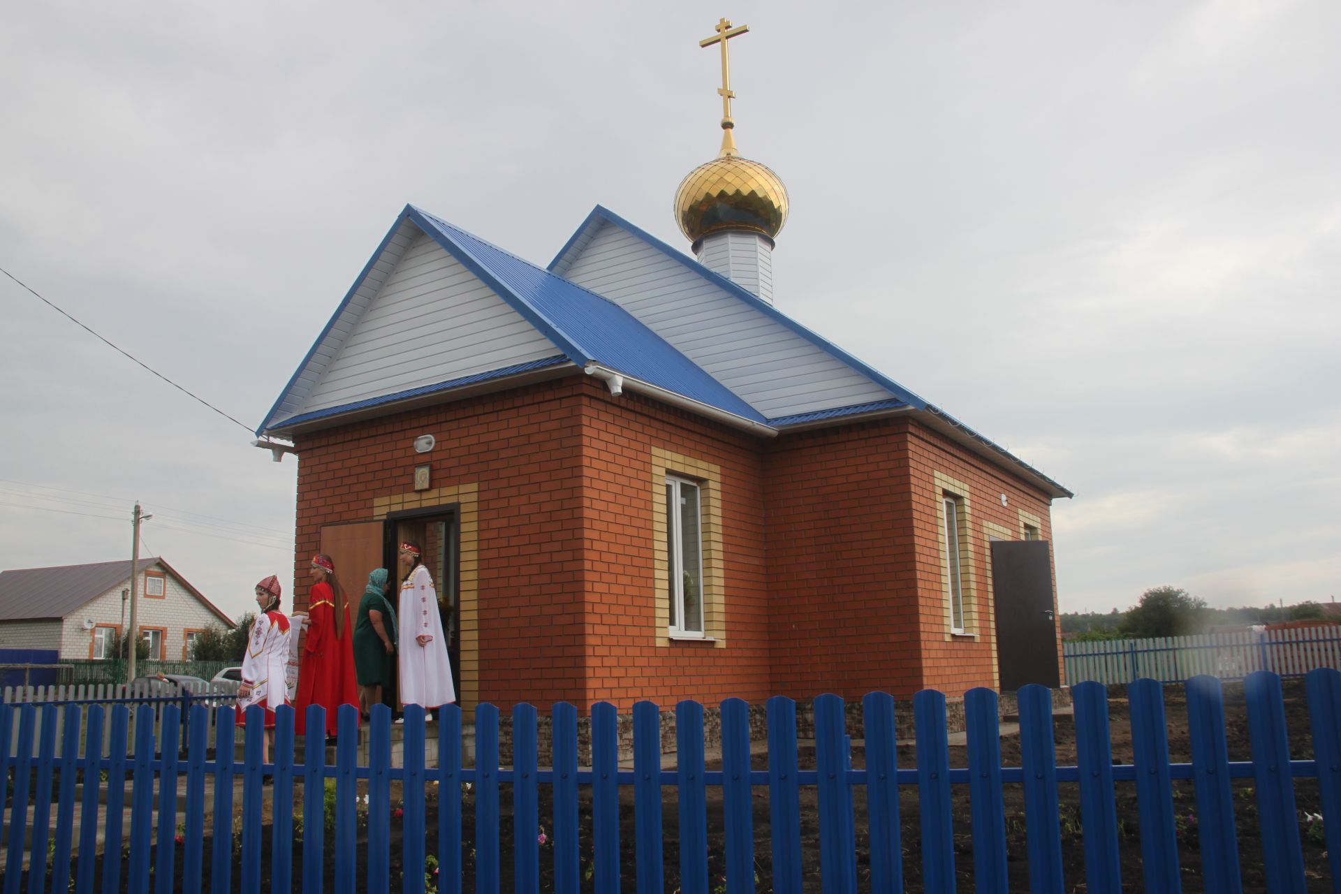 Праздник день села и открытие нового храма в селе Старая Тахтала