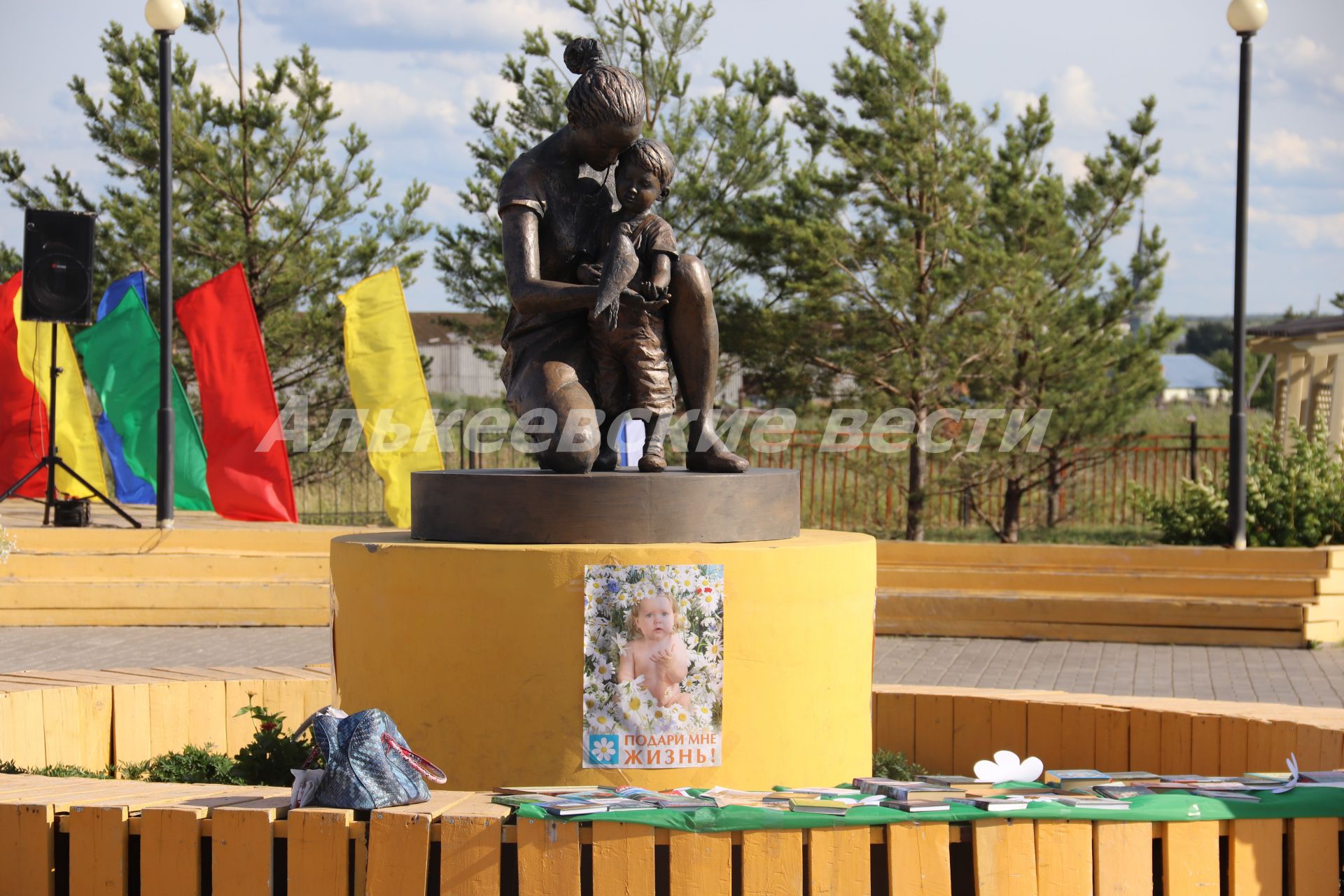 Праздник семьи,любви и верности в парке