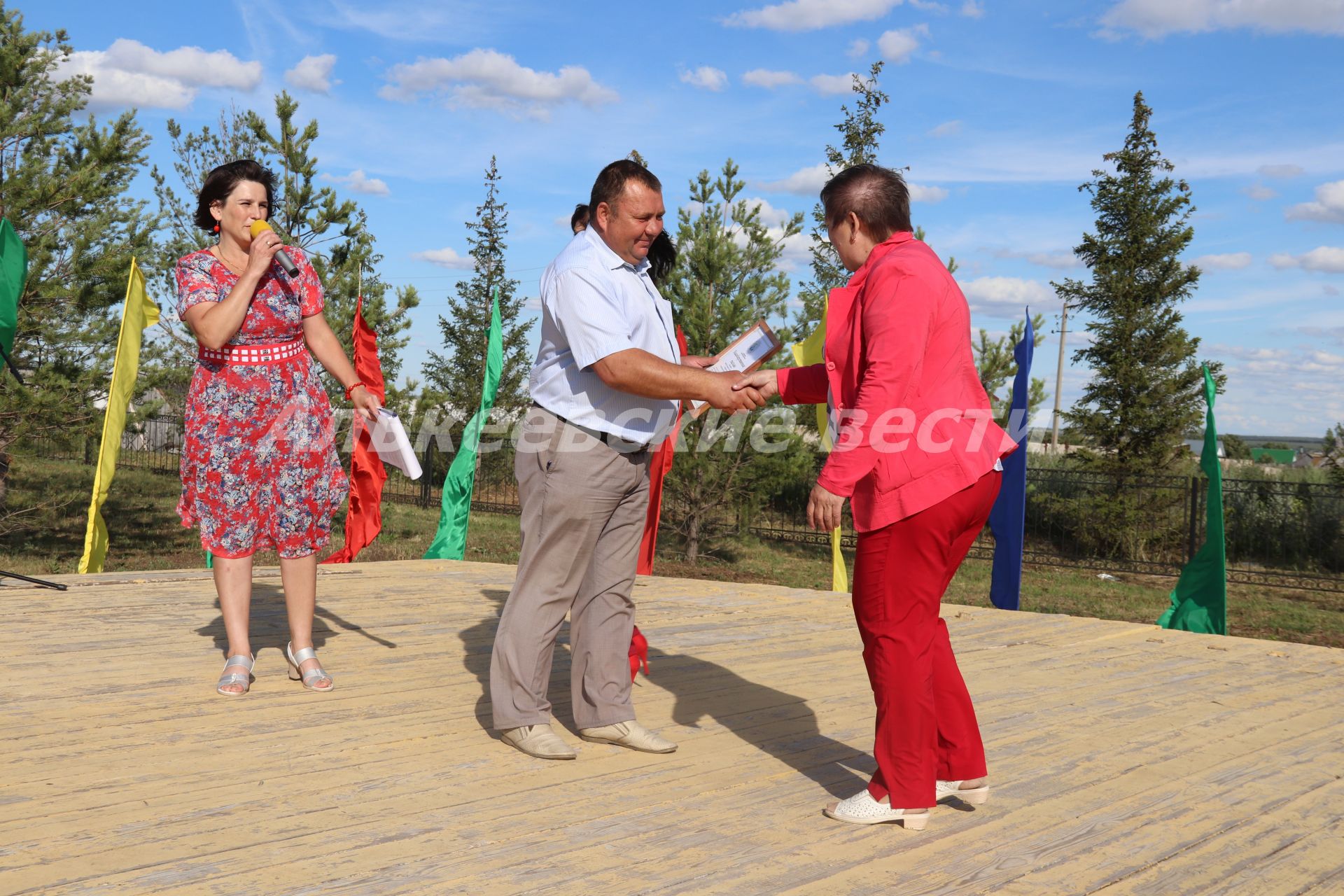 Праздник семьи,любви и верности в парке