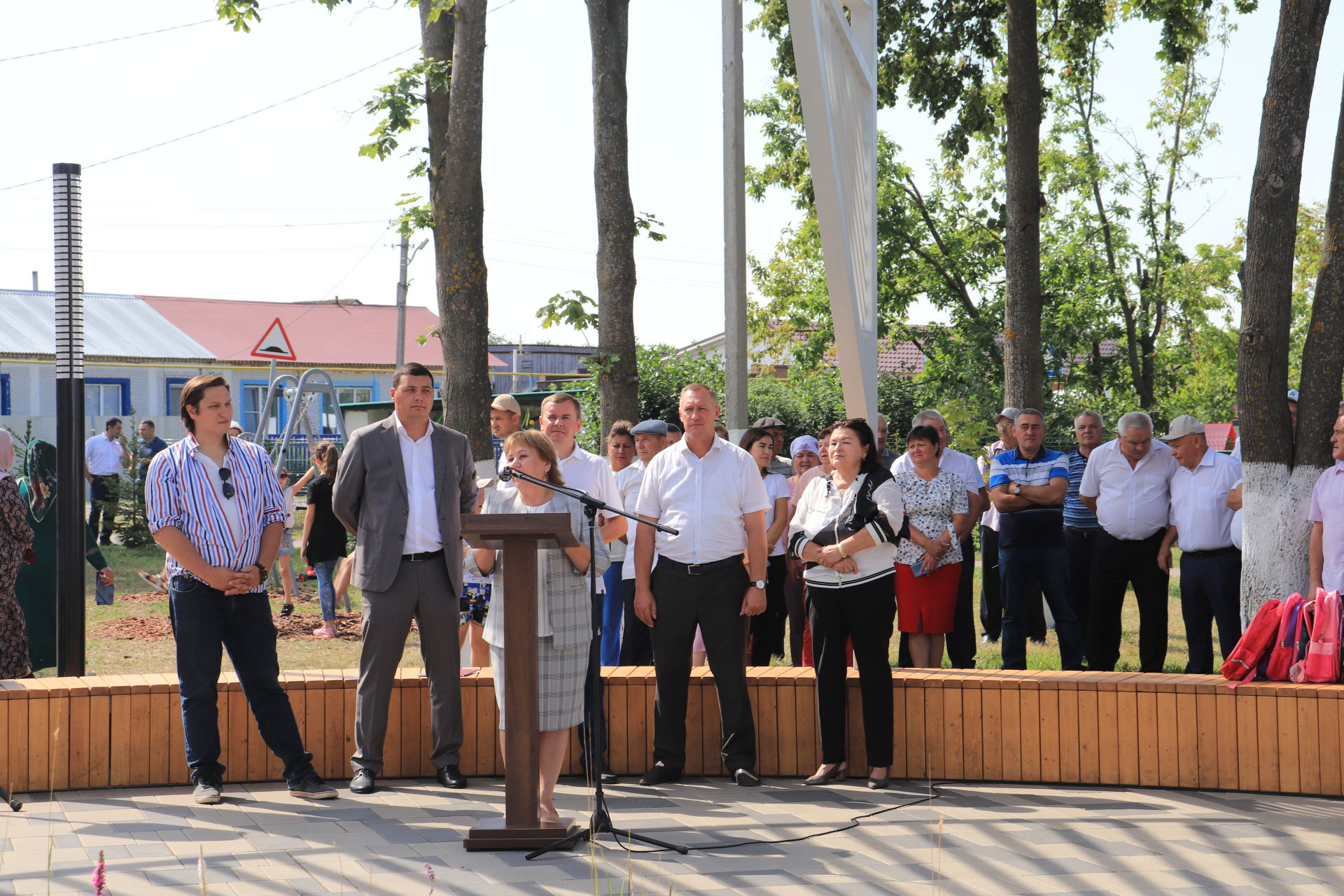 Открытие парка имени Залакова