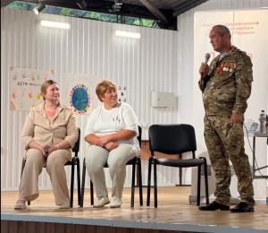 Командир штурмового отряда СВО Олег Матвеев побывал в лагере «Дубки»