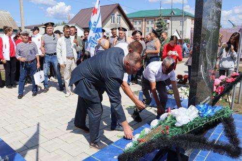 Әлки районында Хәрби диңгез флоты көне уңаеннан тантаналы митинг үтте