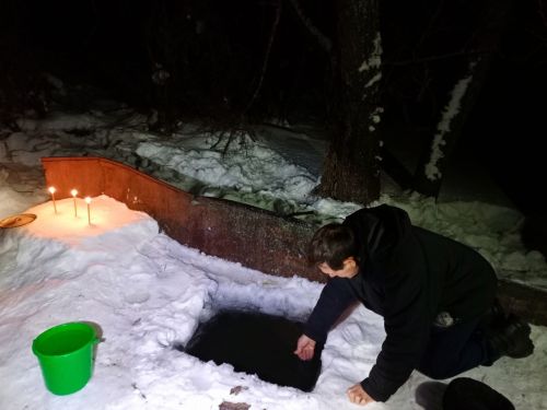 Югары Кәчи елгасында суны изгеләндерү традициясен саклыйлар