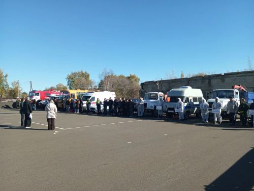 В районе прошла штабная тренировка по отработке действий при угрозе террористического акта