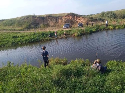 В Старых Матаках прошёл турнир по рыбной ловле среди детей