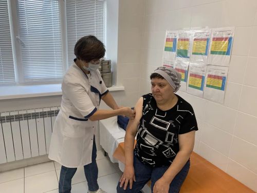 На избирательных участках районного центра организована вакцинация от гриппа