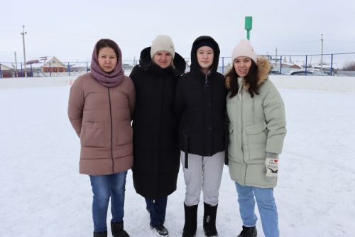 Футбол на льду среди молодежи