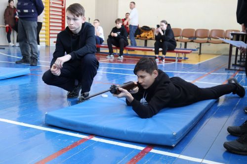 Соревнования по стрельбе из пневматической винтовки на приз Героя Советского Союза Бориса Кузнецова
