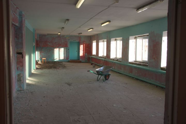 В Базарных Матаках начался капитальный ремонт здания профессионального училища. ФОТО