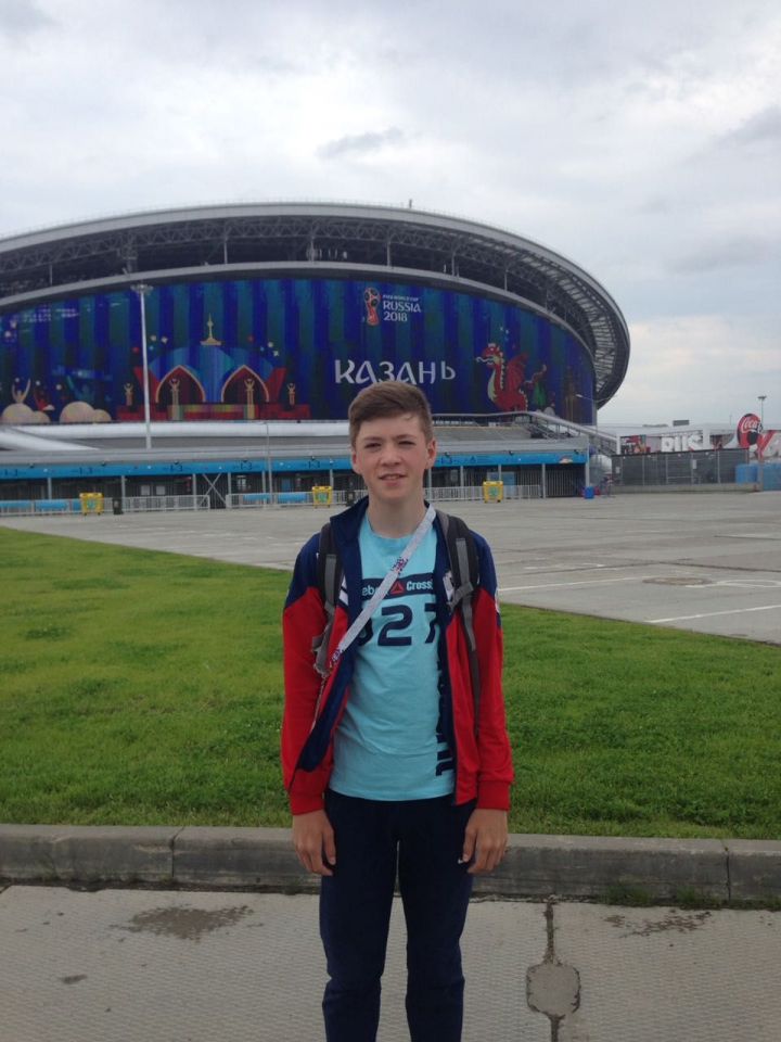 Булат Низамов из Алькеевского района стал флагоносцем в матче Чемпионата мира по футболу-2018