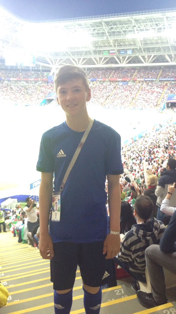 Булат Низамов из Алькеевского района стал флагоносцем в матче Чемпионата мира по футболу-2018