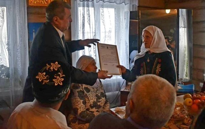 Халиуллина Зульфия Шарифулловна отметила свое 90-летие