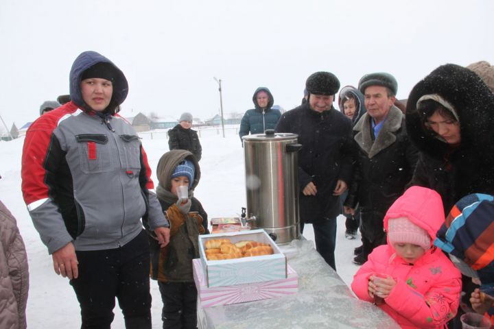 В селе Нижнее Алькеево Алькеевского района весело проводили зиму