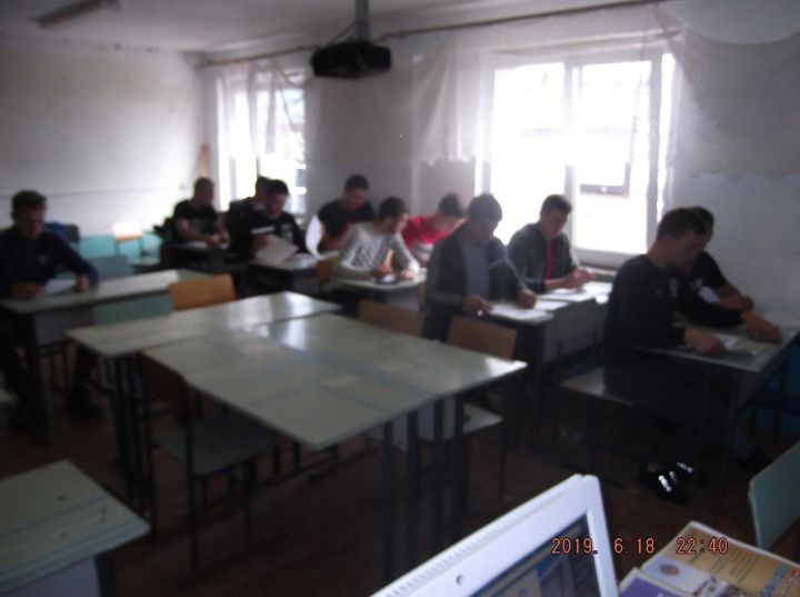 Проведение экзамена в филиале Алексеевского аграрного колледжа
