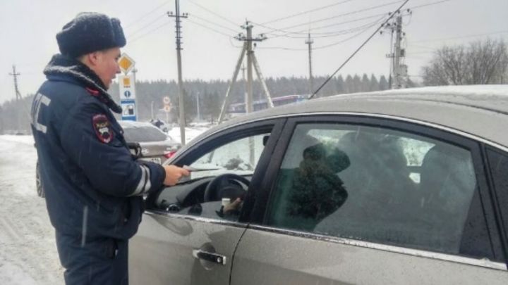 В Алькеевском районе задержан пьяный водитель