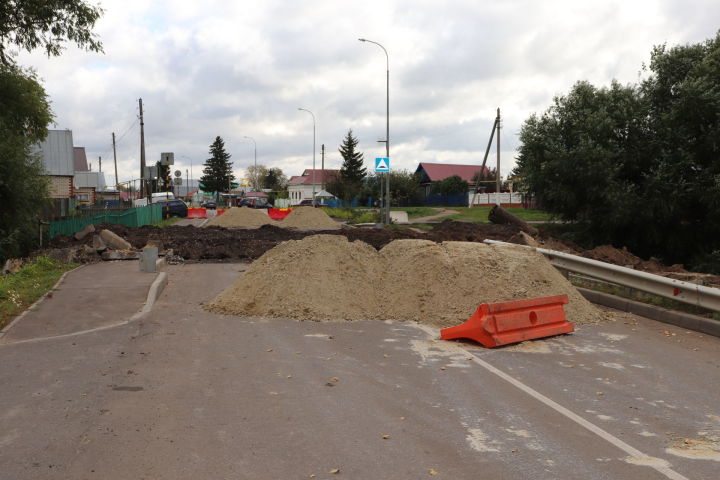 Алькеевский район: когда откроется движение по центральной улице села Базарные Матаки?