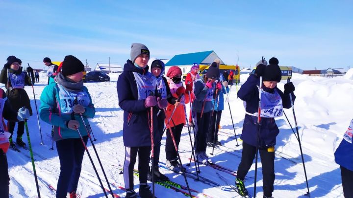 Алькеевский район: ученики Старо-Матакской школы стали лидерами на лыжных гонках