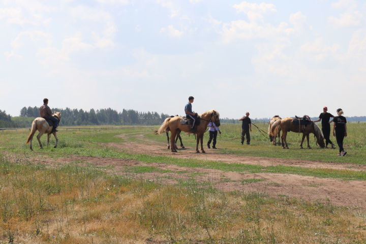 В Алькеевском  районе снимается художественный фильм по произведению «Конь в яблоках»