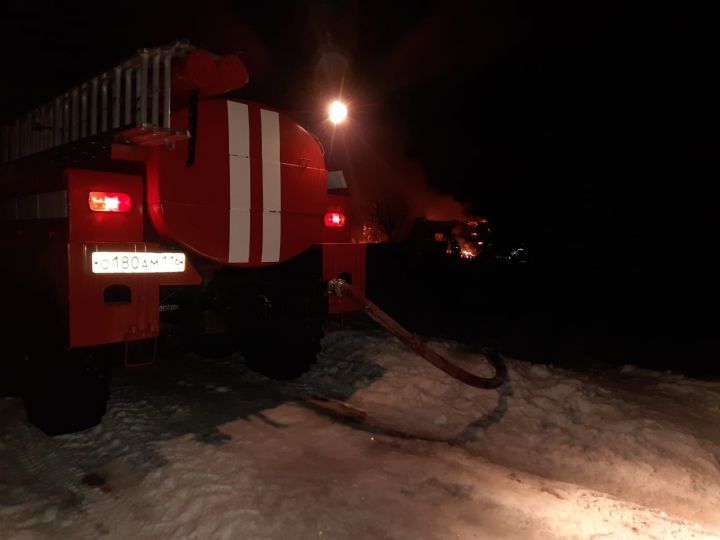 В Алькеевском районе при пожаре погиб человек