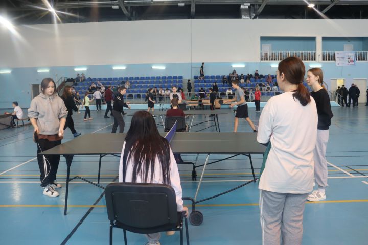 Турнир по настольному теннису стартовал в универсальном спортивном зале «Алина»