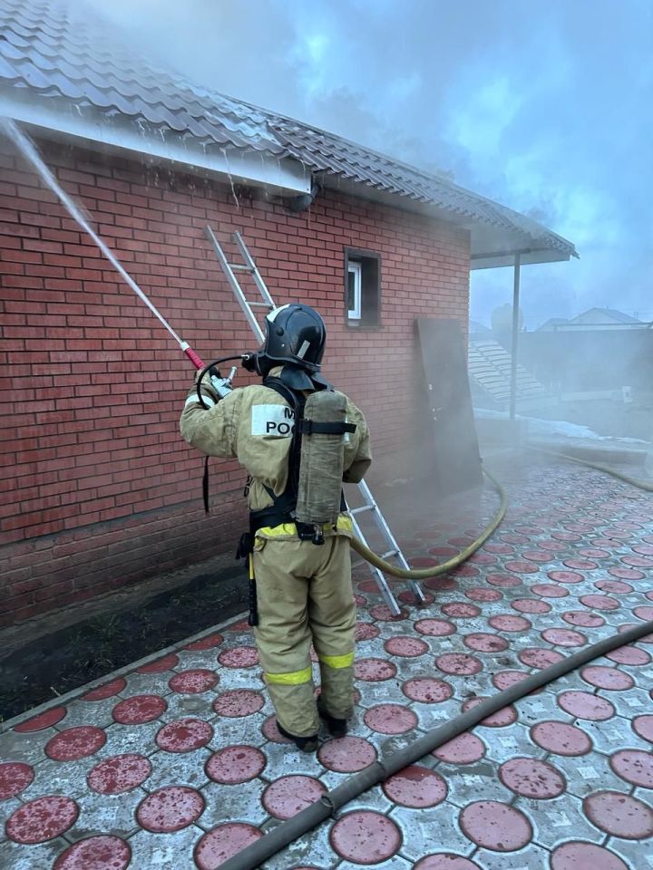 В частном доме в села Базарные Матаки произошёл пожар