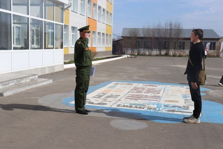 Базарлы Матак урта мәктәбе базасында “Аҗаган 2.0” хәрби-патриотик уенның муниципаль этабы үтте