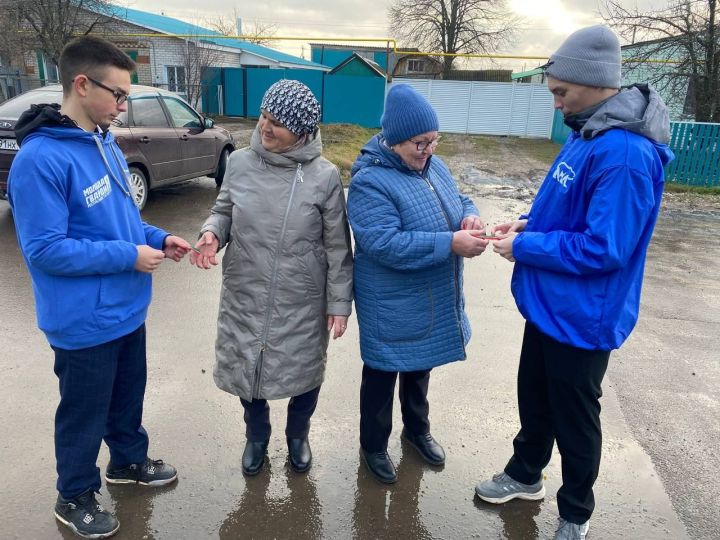 В Алькеевском районе прошла патриотическая акция «Триколор»