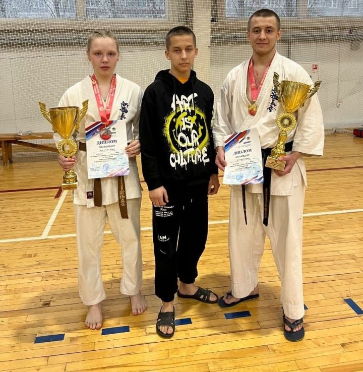Алькеевские спортсмены завоевали призовые места в чемпионате по киокусинкай