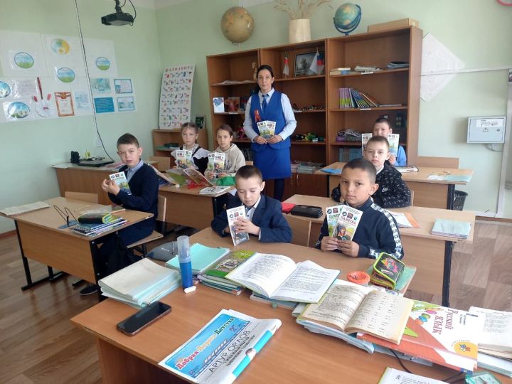 С  учащимися Алпаровской школы села Камкино проведена профилактическая беседа