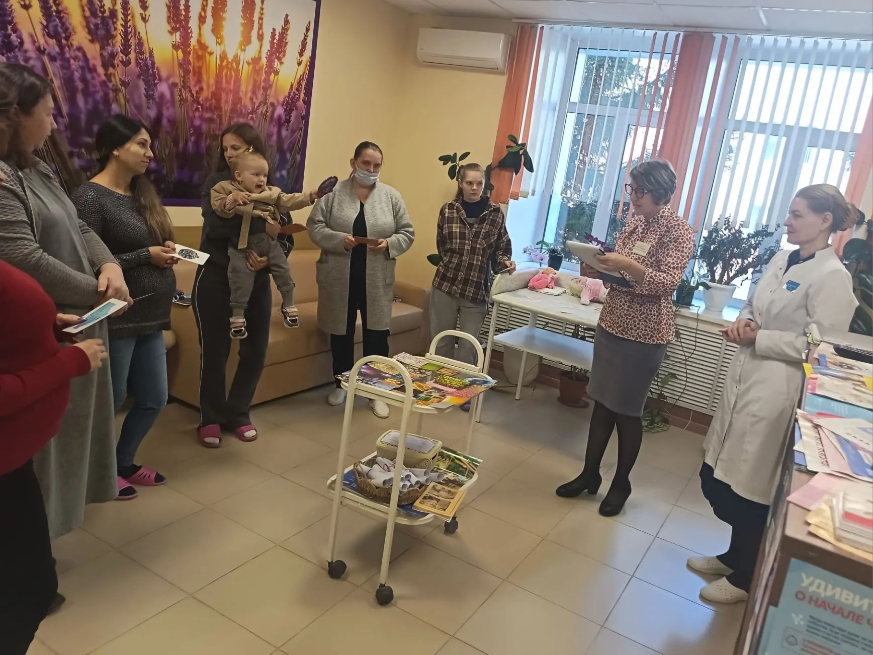 В  Базарно-Матакской ЦРБ встретили будущих мам