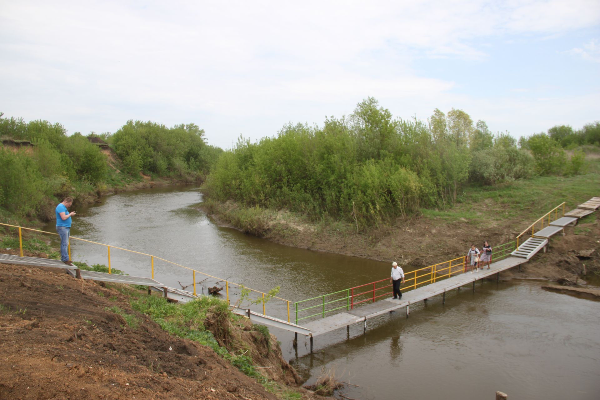В Алпарово открыли мост через реку Черемшан. ФОТО