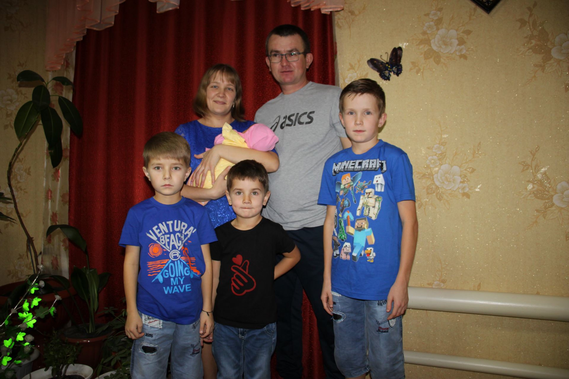 Алькеевский район: “Все четверо детей желанные, долгожданные”, – говорят Ильдар и Лейсан Гилязовы из села Ахметьево