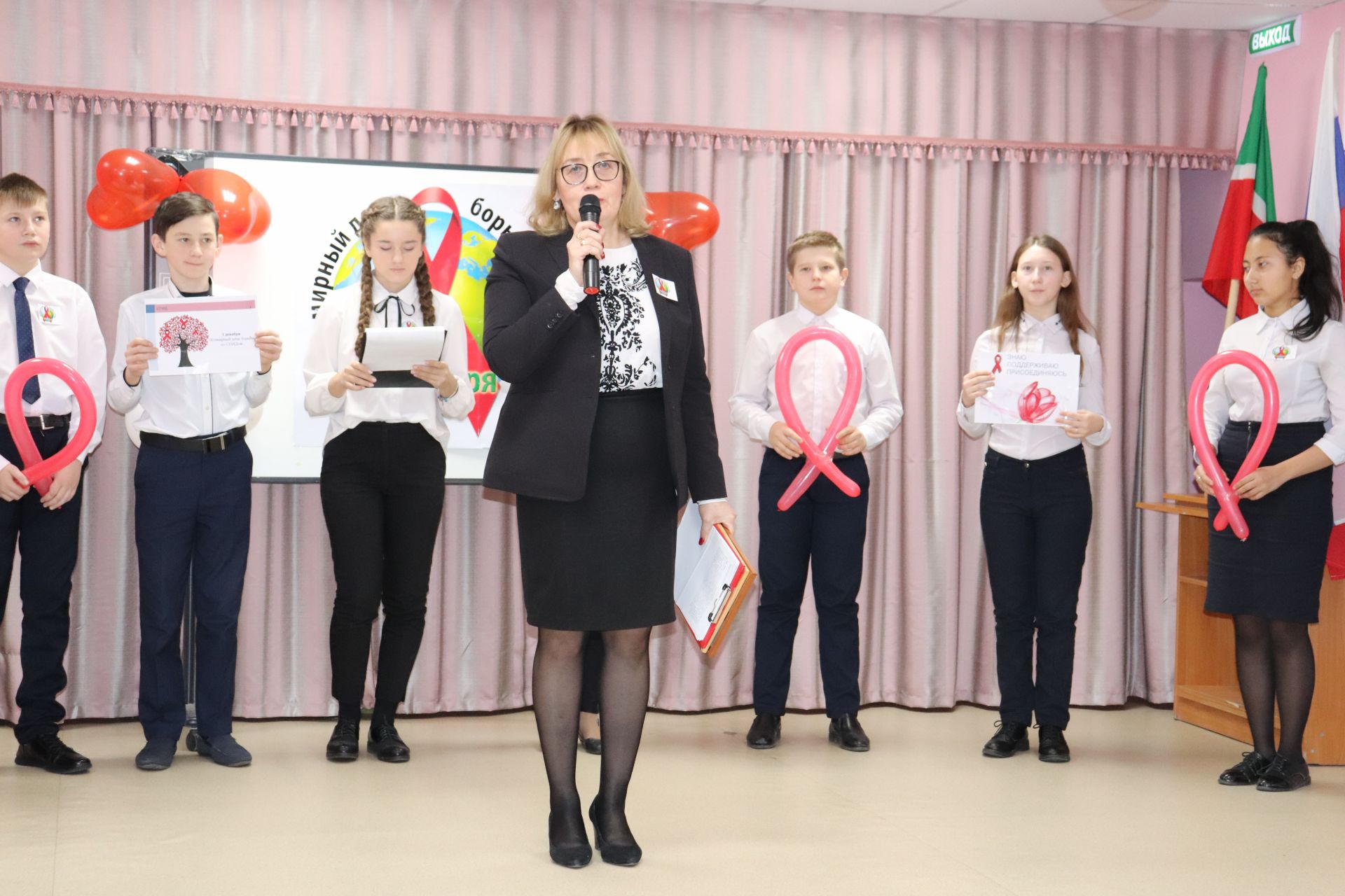 Алькеевский район: в гимназии имени Наби Даули восьмиклассники сказали СПИДу «Нет!»