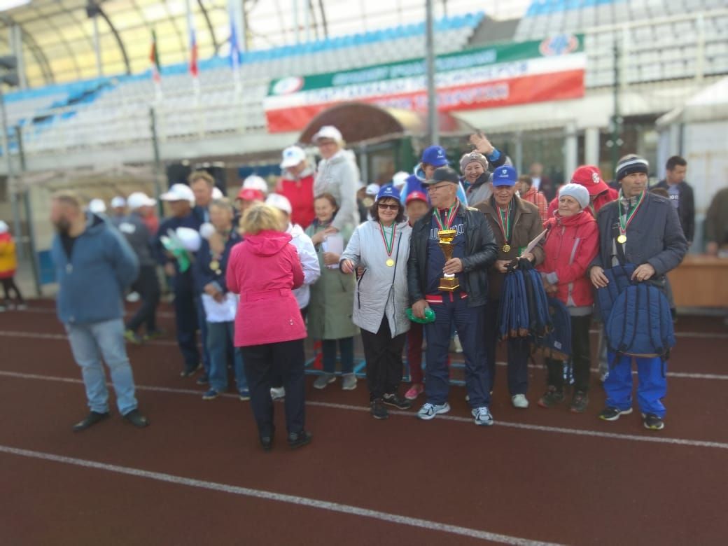Команда Алькеевского района заняла третье место в республиканской спартакиаде пенсионеров