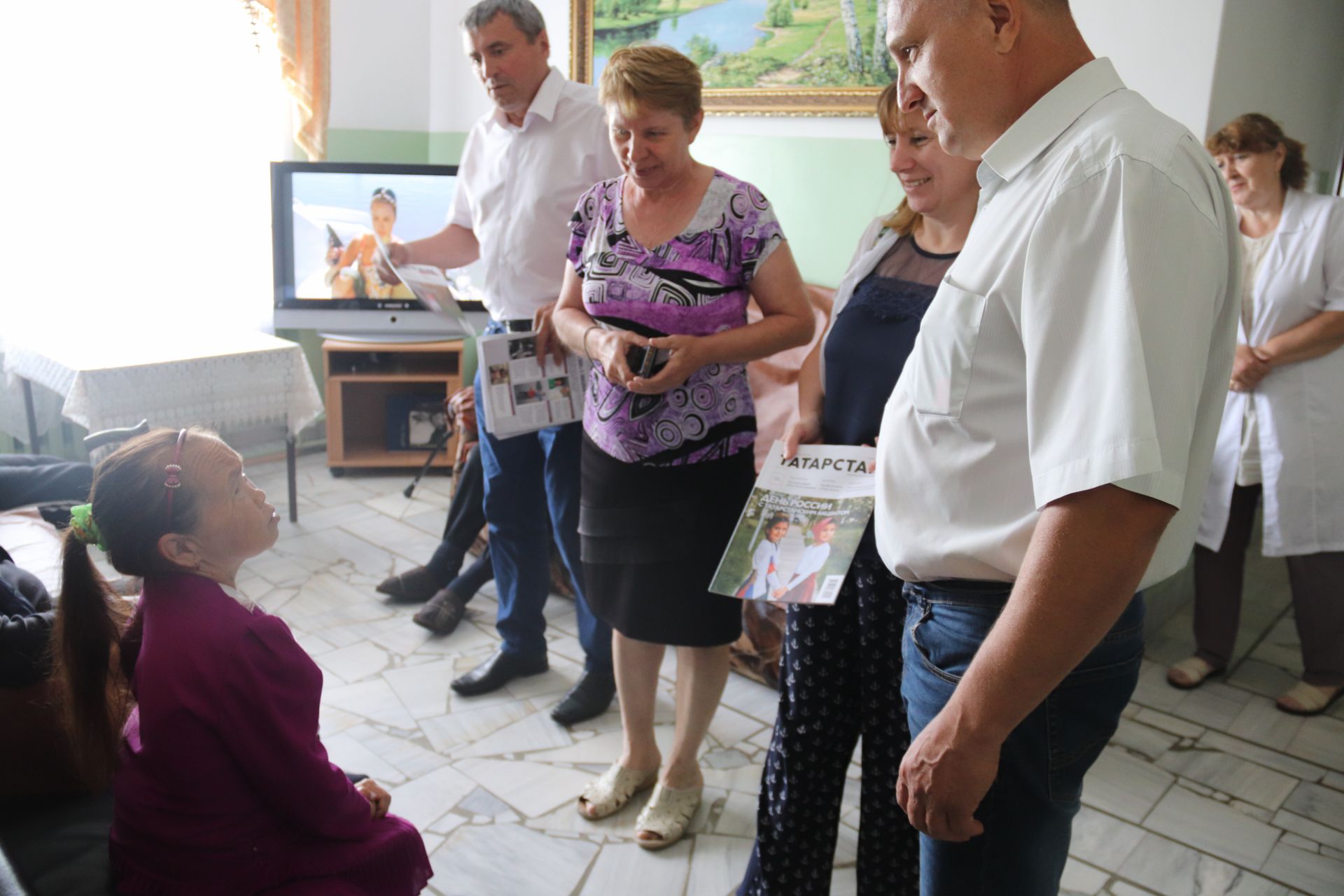 В Алькеевском районе побывала творческая группа журнала” Татарстан"