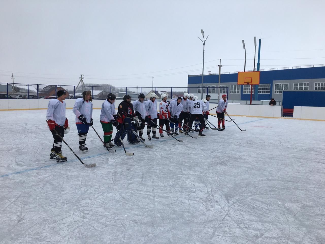 В Алькеевском районе сельская молодежь проводит турнир по хоккею