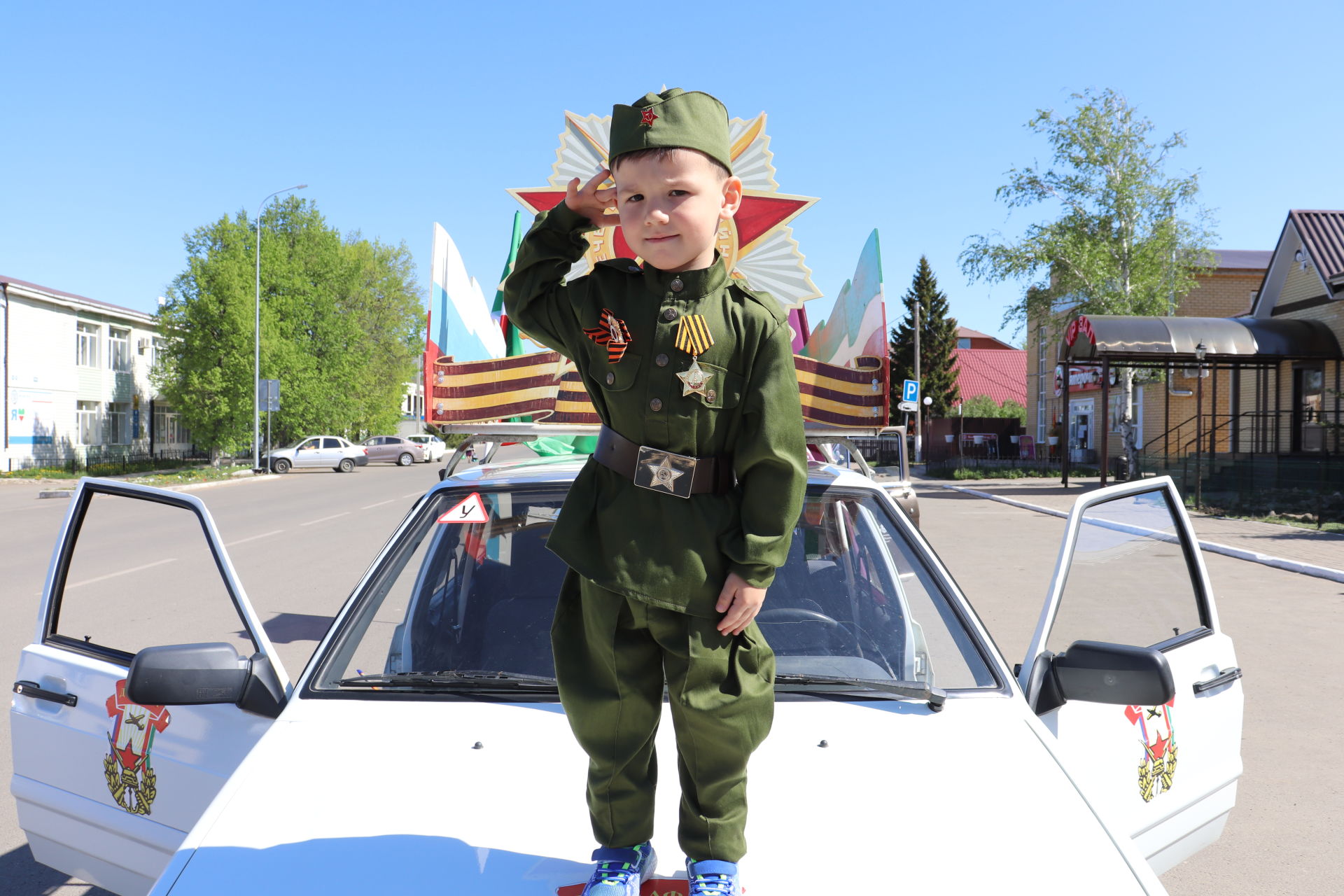 В Алькеевском районе празднование Дня Победы прошло в новом формате